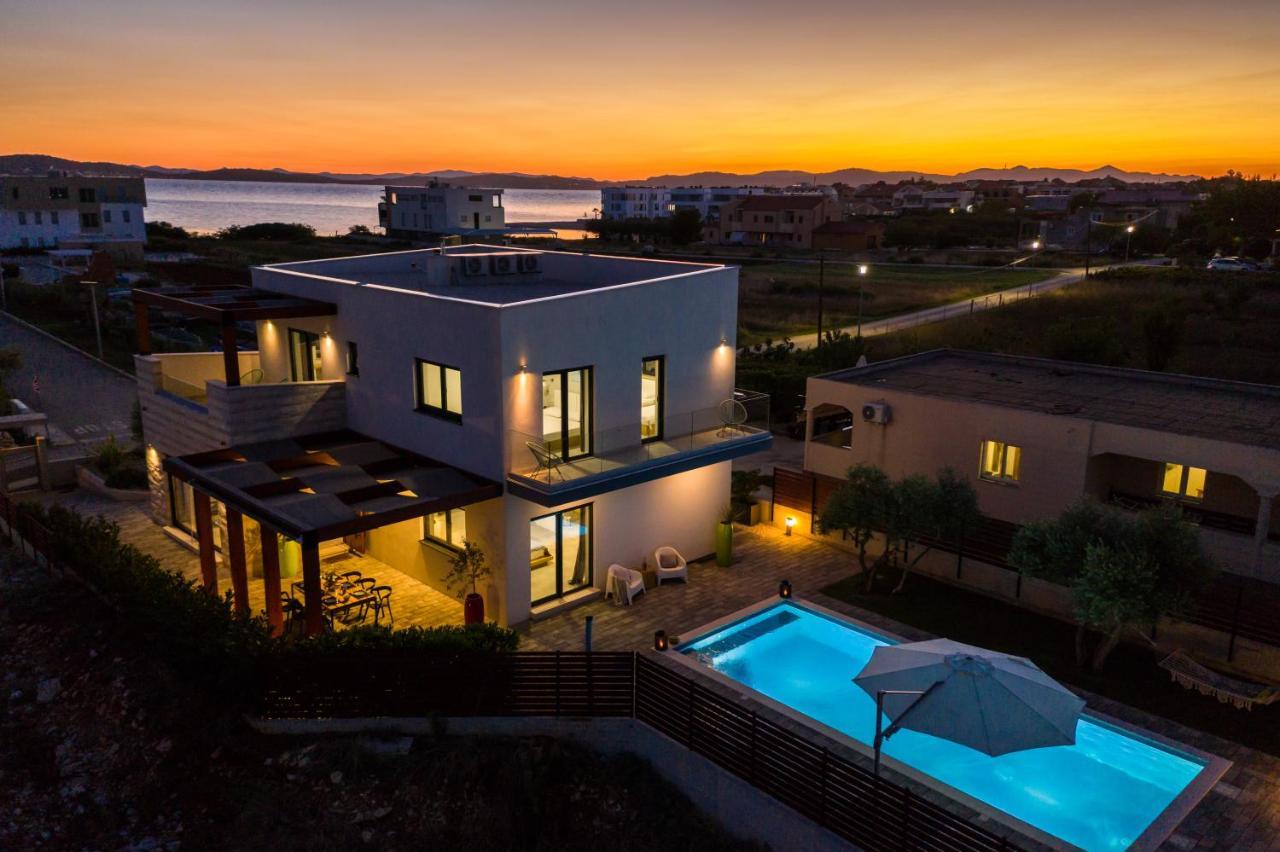 Villa Olea With Heated Pool And Jacuzzi Sukošan Exterior foto