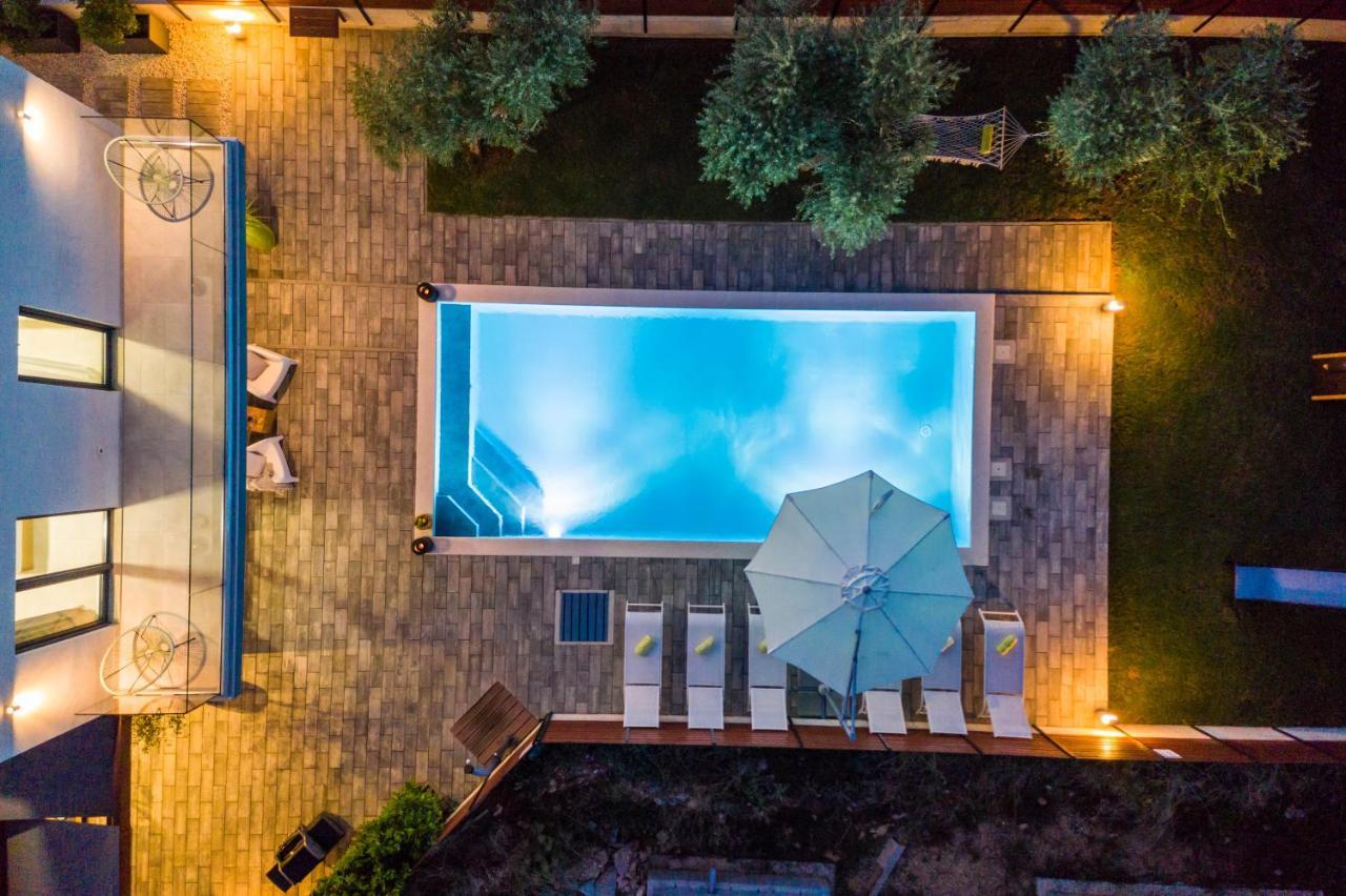 Villa Olea With Heated Pool And Jacuzzi Sukošan Exterior foto